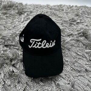 Titleist Golf Hat Cap‎ Adjustable Performance Moisture Wicking Black
